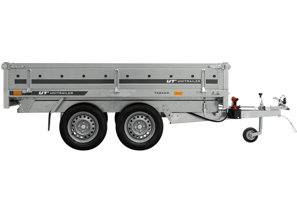 REMORQUE DEUX ESSIEUX 253X150 UNITRAILER TASKER 250/2 750 KG - TERRA ...