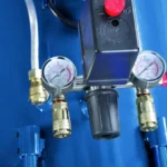 Compresseur à 2 cylindres 100L 8 bar 3CV 2200W HC100DC Scheppach – Image 3