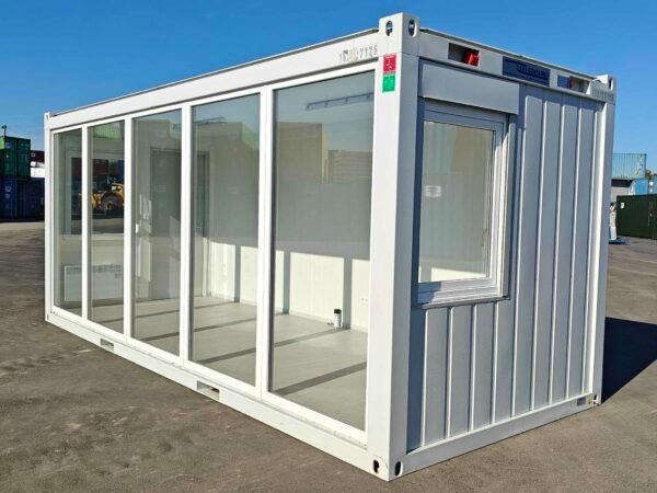 Conteneur bureau DC-896 – 6,05 m x 2,43 m x 2,59 m | Module Bureau Mobile