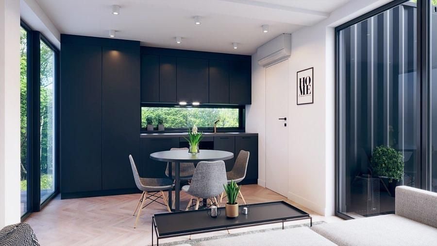 Conteneur maison 6x6 m double – Conteneur 1 Chambre, Salon, Cuisine et Salle de Bain – Image 5