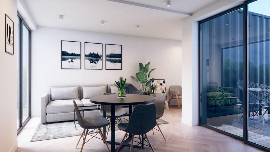 Conteneur maison 6x6 m double – Conteneur 1 Chambre, Salon, Cuisine et Salle de Bain – Image 6